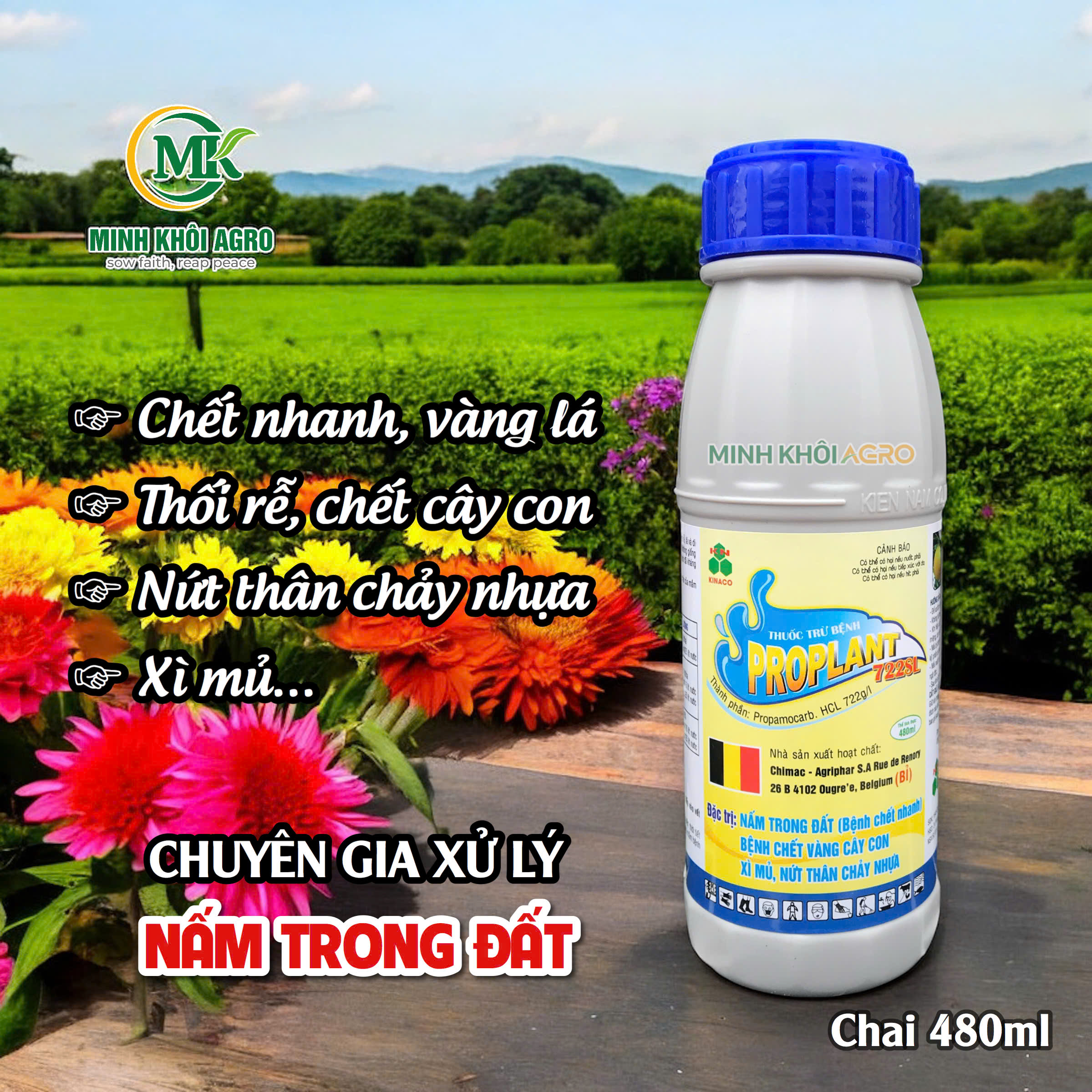Thuốc trừ bệnh Proplant 722SL - Chai 480ml